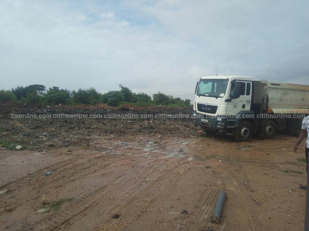 AMA clears ‘illegal’ dumpsite at Okponglo [Photos]
