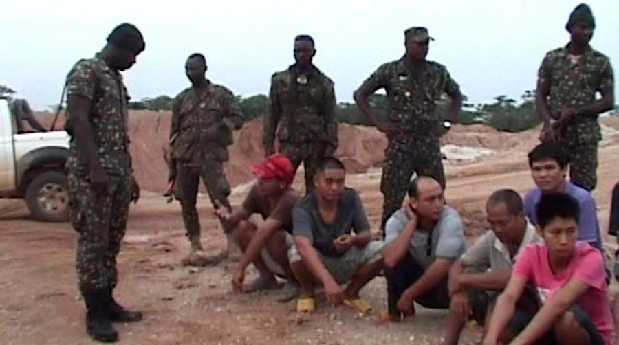 31 Chinese detained in Zambia for illegal mining