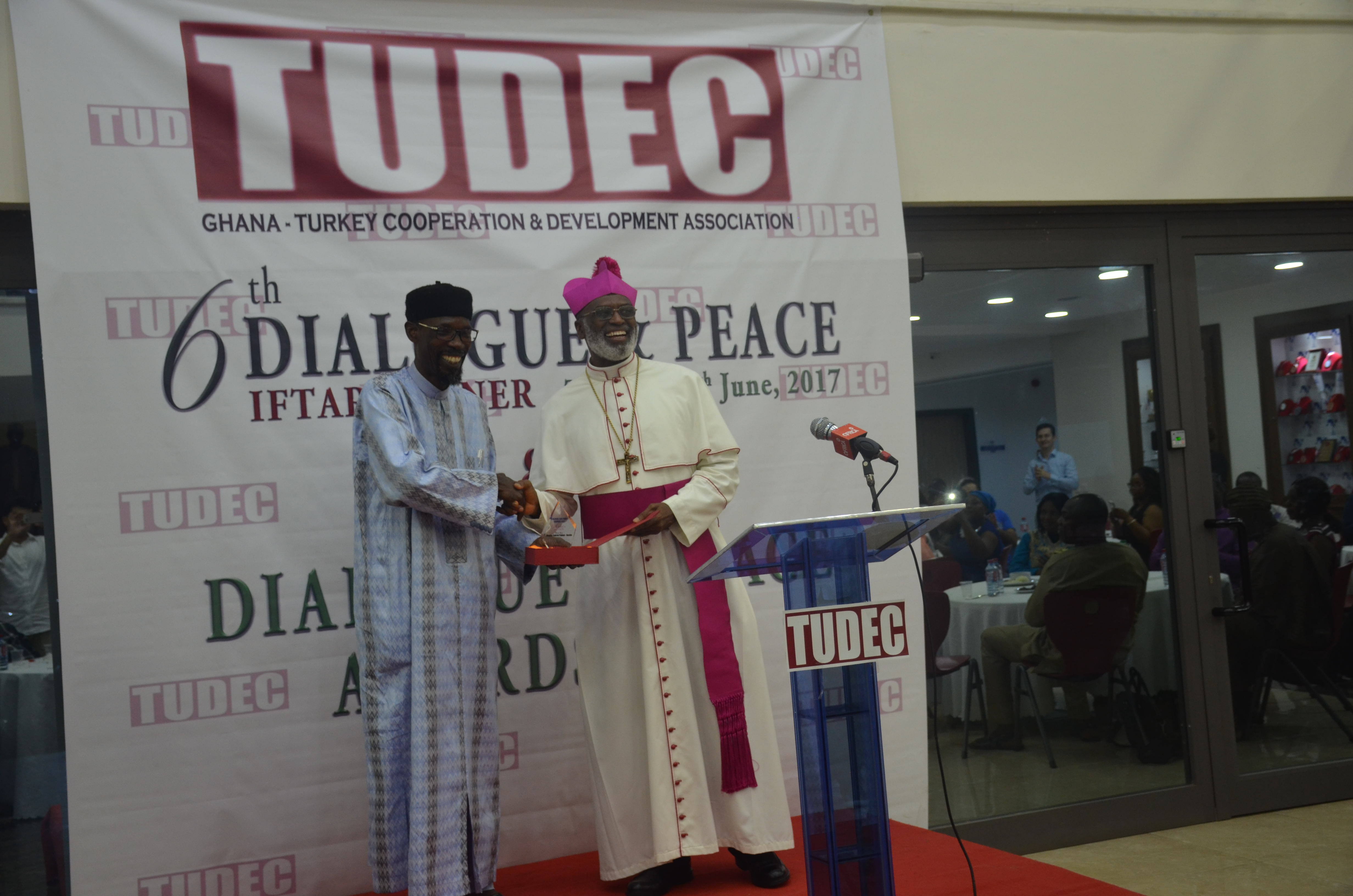 TUDEC honours Palmer-Buckle, 5 others for promoting peace