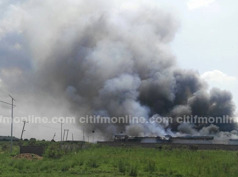 Kingdom Books warehouse gutted by fire [Photos]