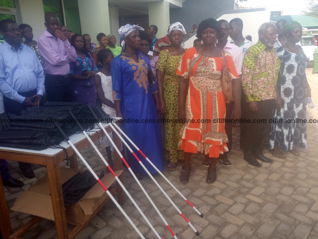 Upper East: Church donates to visually impaired residents