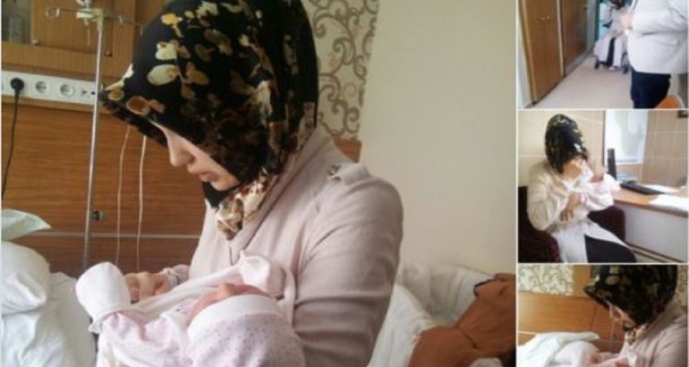 Turkish Police detains mother shortly after delivery