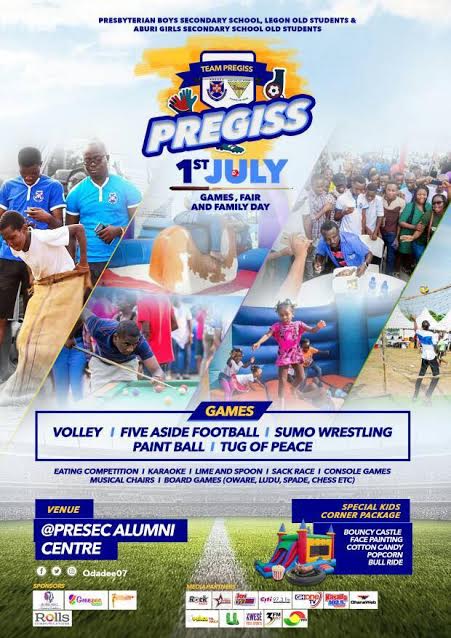 PREGISS Fun Games to shake PRESEC on 1st July