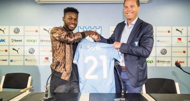 Kingsley Sarfo is third most expensive signing in Malmo’s history