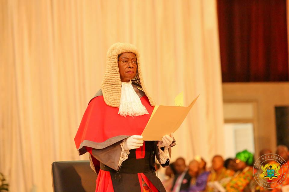 Sophia Akuffo sworn in as Chief Justice