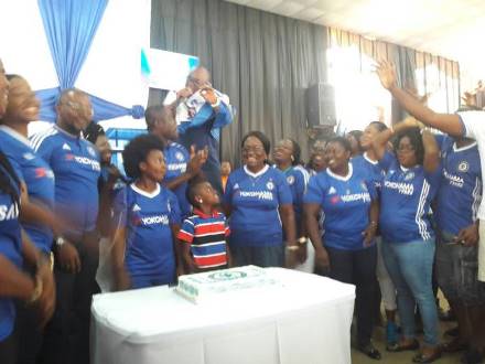 Ghanaian church celebrates Chelsea premier league success [Photos]