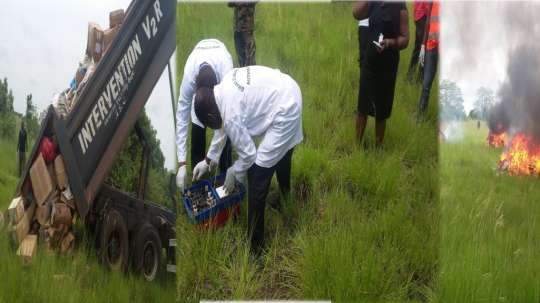 NACOB destroys two million dollars worth of drugs