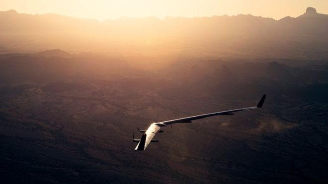 Facebook drone in successful test flight