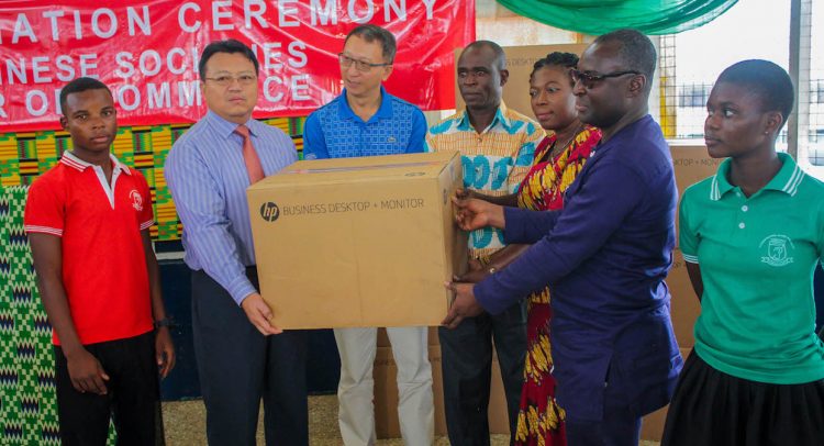 Chinese societies support Akuapem School for the deaf