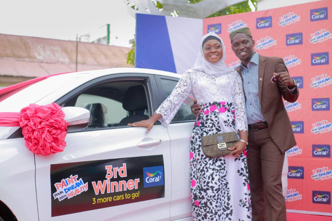 Accountant wins 3rd car in Coral Paints promo 