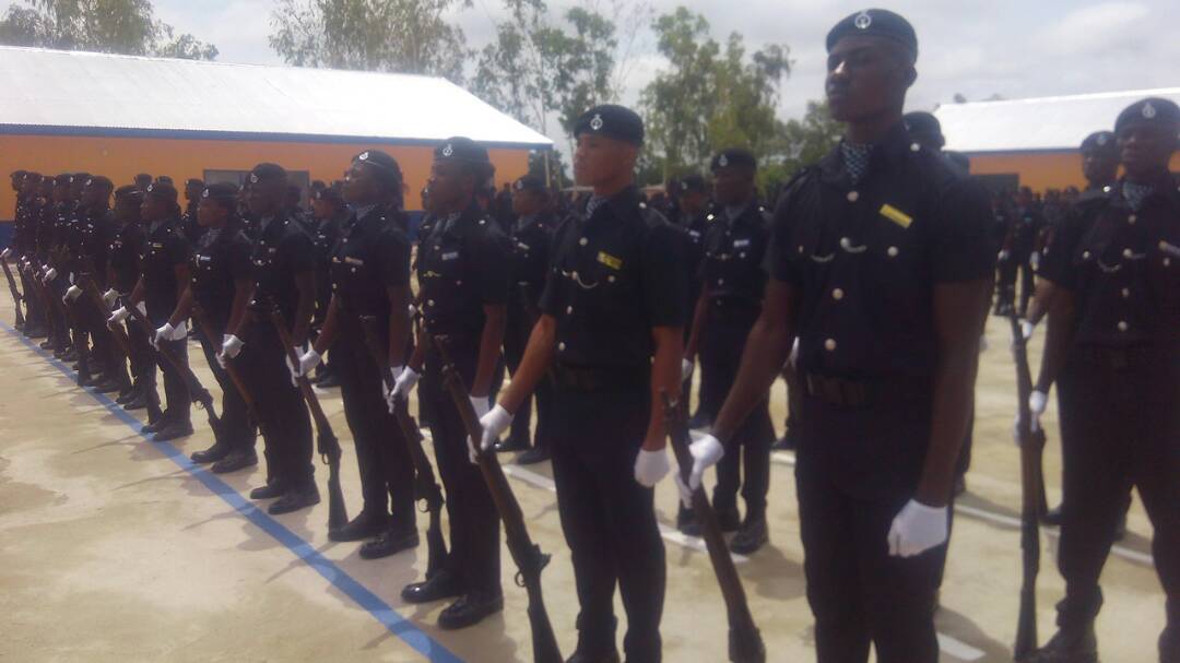 597 Police recruits passed out