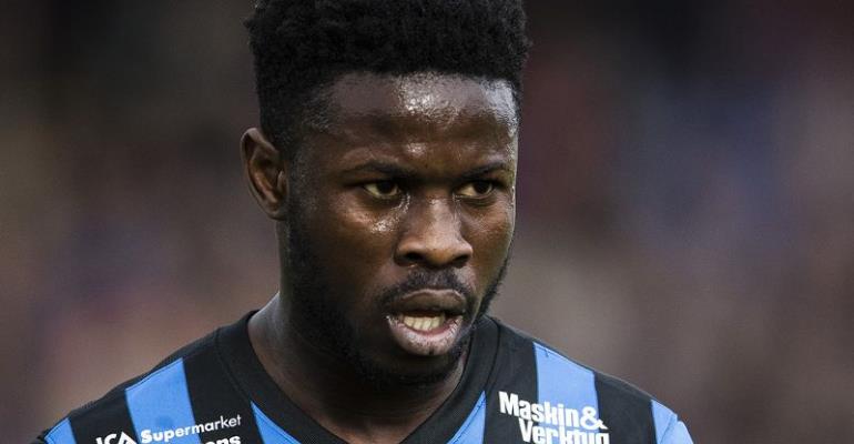 Kingsley Sarfo’s Champions League hopes with Malmo ended
