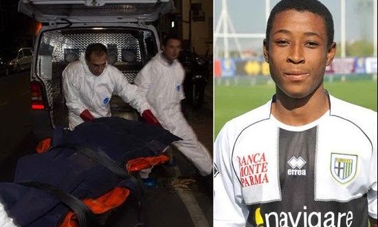 Ghanaian footballer arrested in Italy for murdering mother, sister