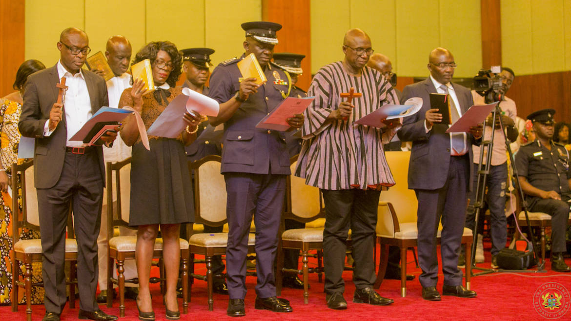 President Akufo-Addo swears in Police Council