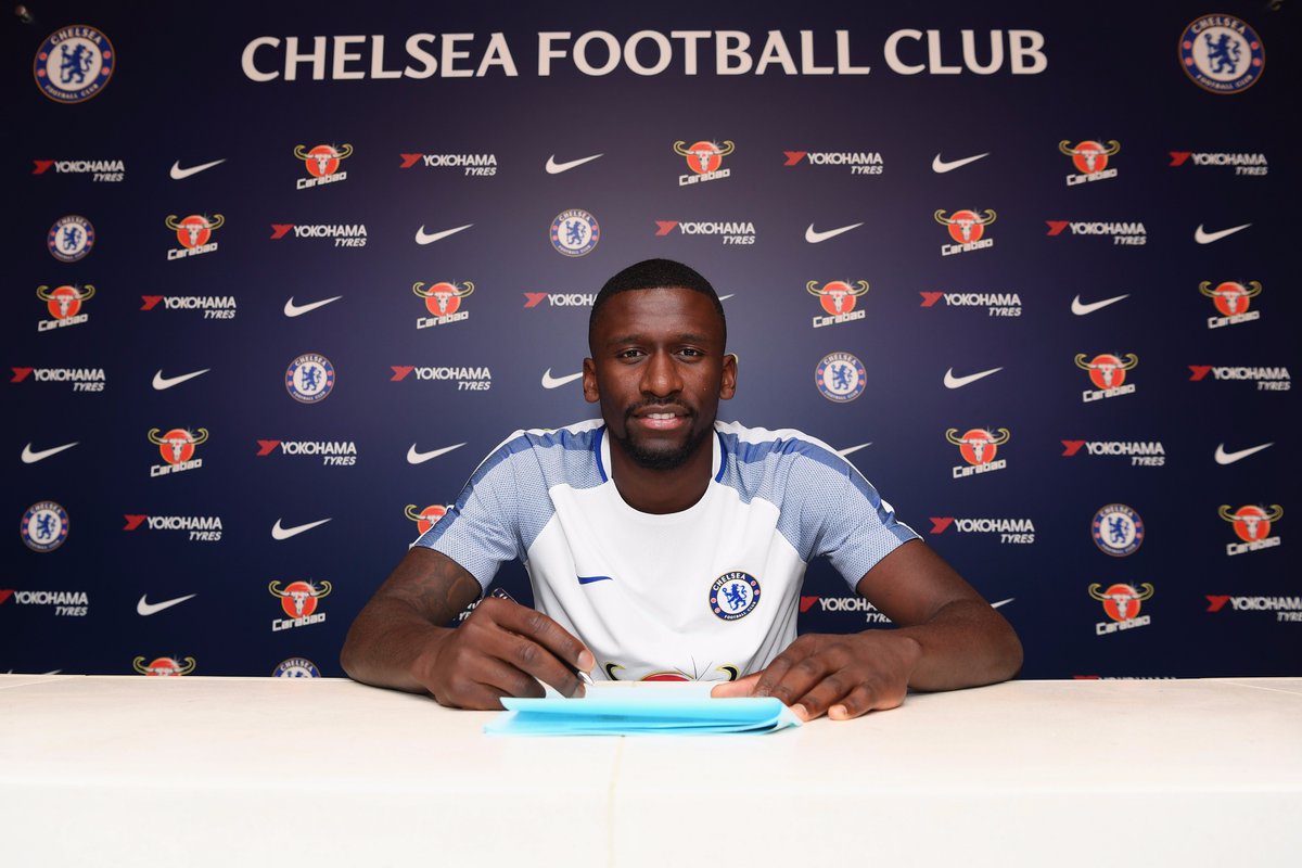 Antonio Rudiger completes move to Chelsea from Roma