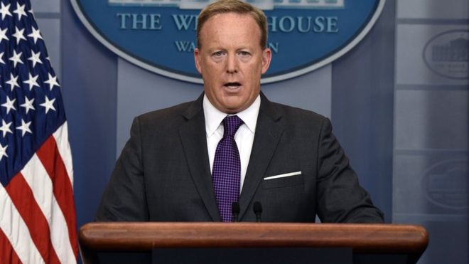 White House press secretary Sean Spicer resigns