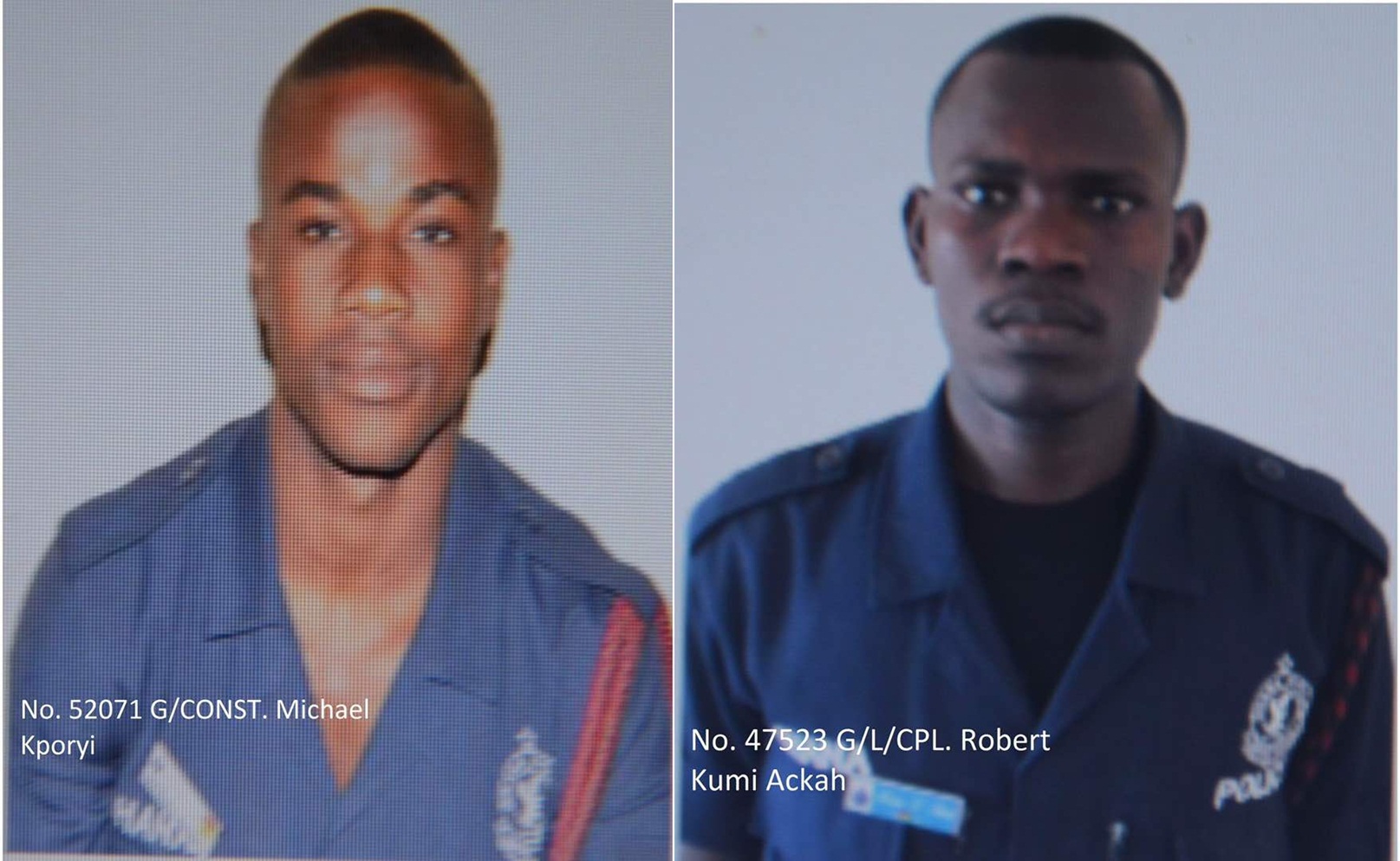 Police Service promotes two killed officers