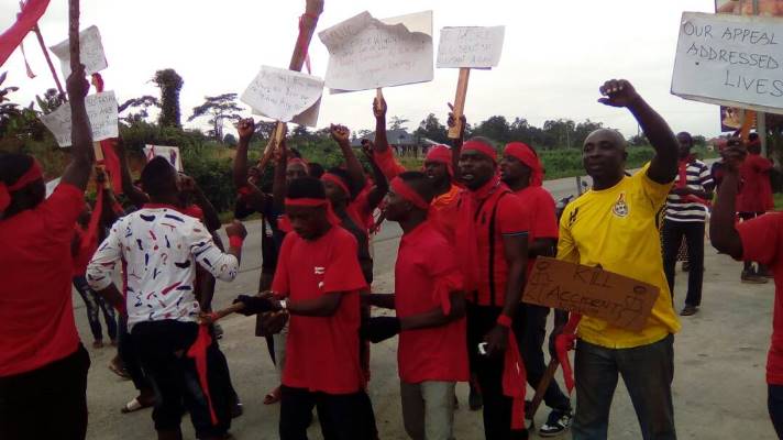 Bunso drivers demonstrate over rampant accidents 