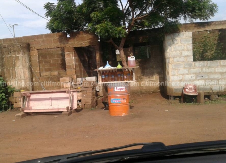 Contaminated fuel being sold on table-top in Ashaiman