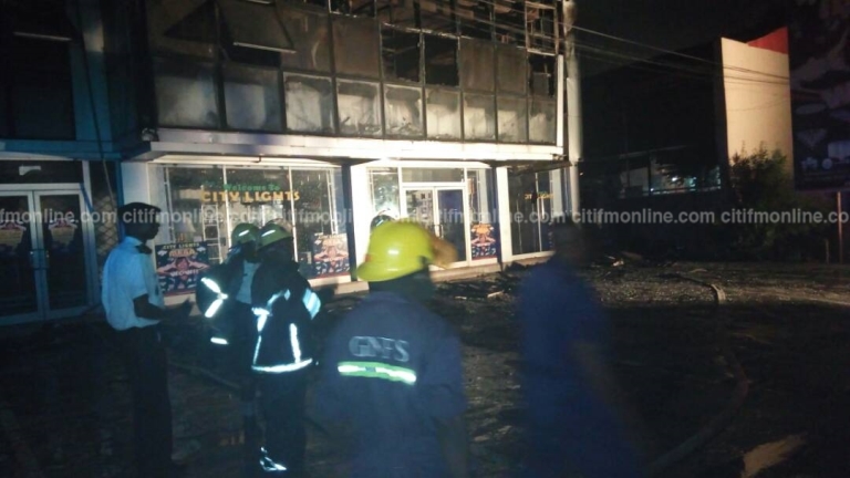Fire destroys properties at City Lights’ East Legon branch
