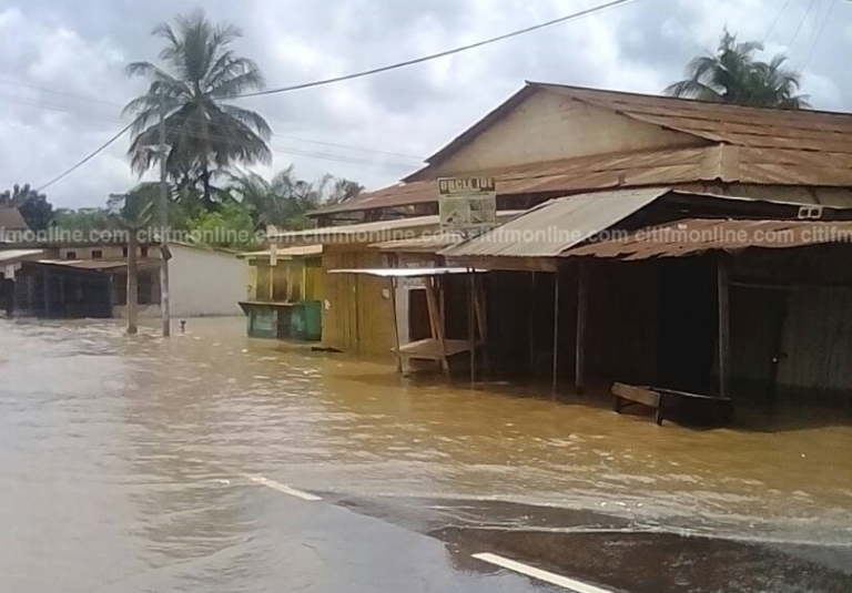 C/R floods: Dunkwa Hospital cut off, Nyakrom disconnected