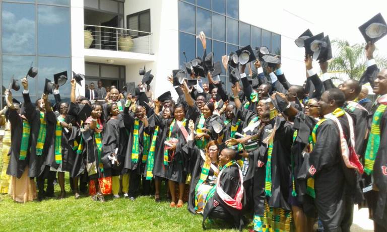 46 graduate with Masters in Public Health at Ensign College