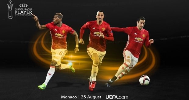 Man U trio leads UEFA Europa League Player of the Season shortlist