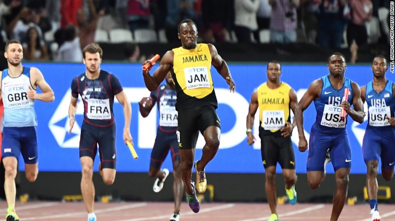 Bolt injured in last race as Great Britain take 4×100 gold
