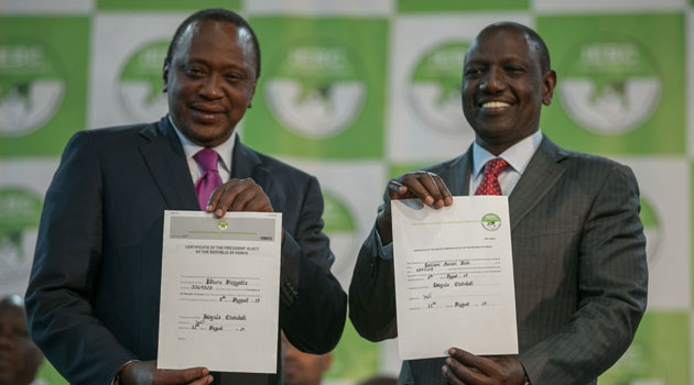 African leaders congratulate Kenyatta on re-election