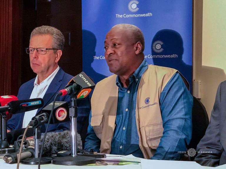 Mahama commends Kenyans for peaceful election