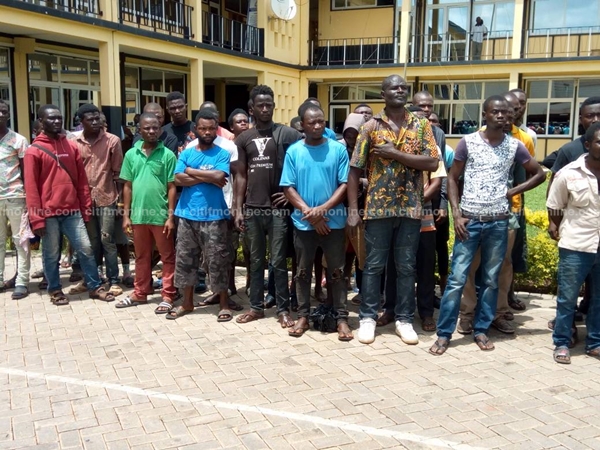 Over 200 suspected drug peddlers, prostitutes arrested in Kumasi