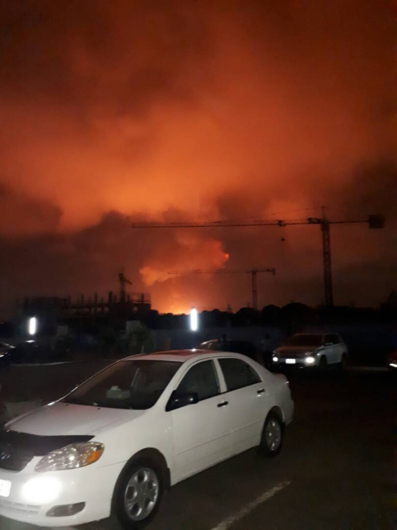 Gas station explodes at Atomic junction 