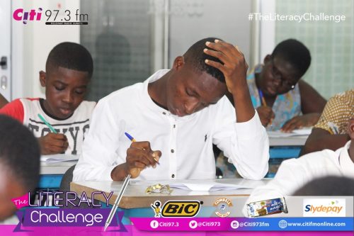 Literacy Challenge Level II: Aptitude test held for 50 students