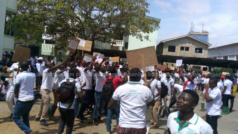 Kwadaso Agric students boycott classes over allowances