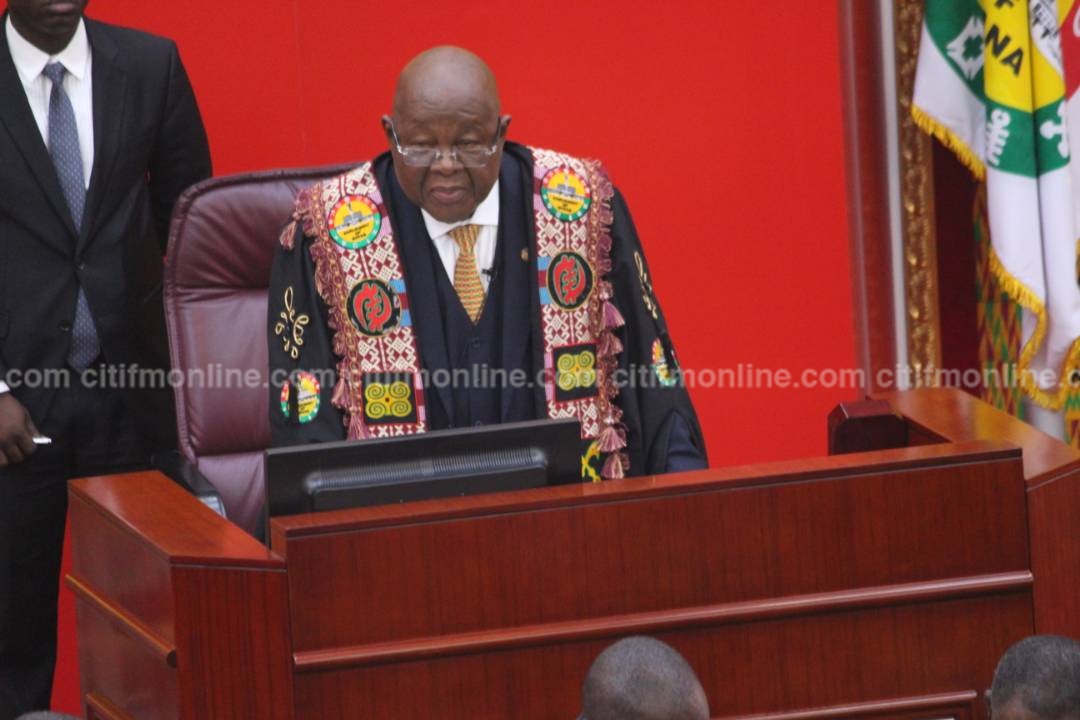 Prof. Oquaye sworn in as acting President [Photos]