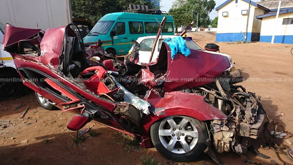 Man feared dead in car accident on Airport-Madina road