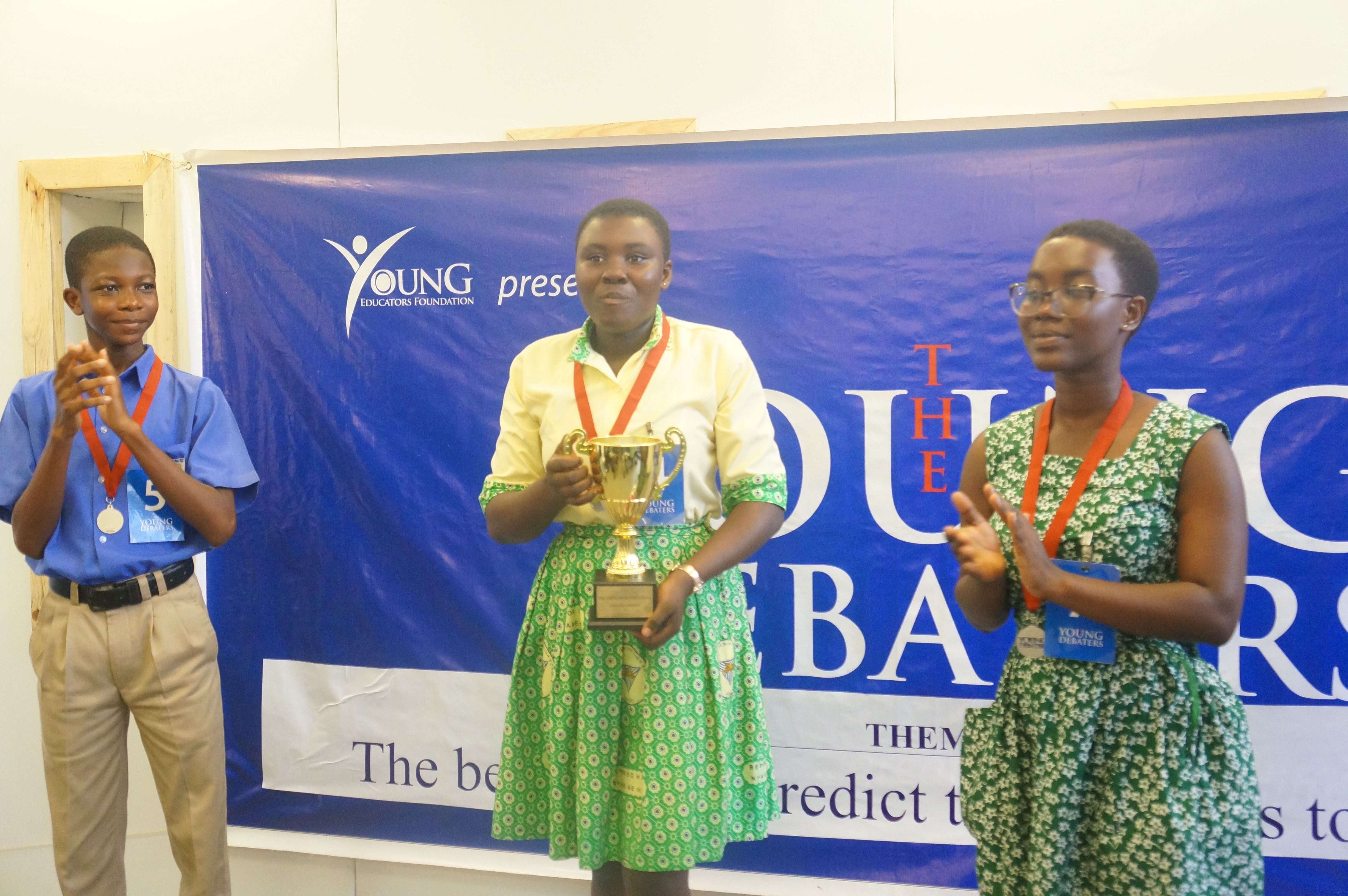 Aburi Girls’ Prisca Amponsah wins Young Debaters competition