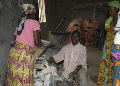 Corn mill structure converted into clinic in West Gonja District