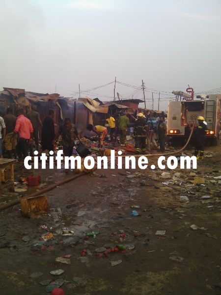 Fire guts shops in Dome; one person feared dead