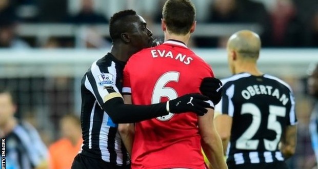 Jonny Evans banned for six games, Papiss Cisse for seven 