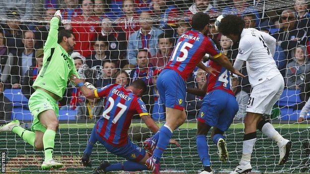 Man United see off Crystal Palace to tighten grip on fourth