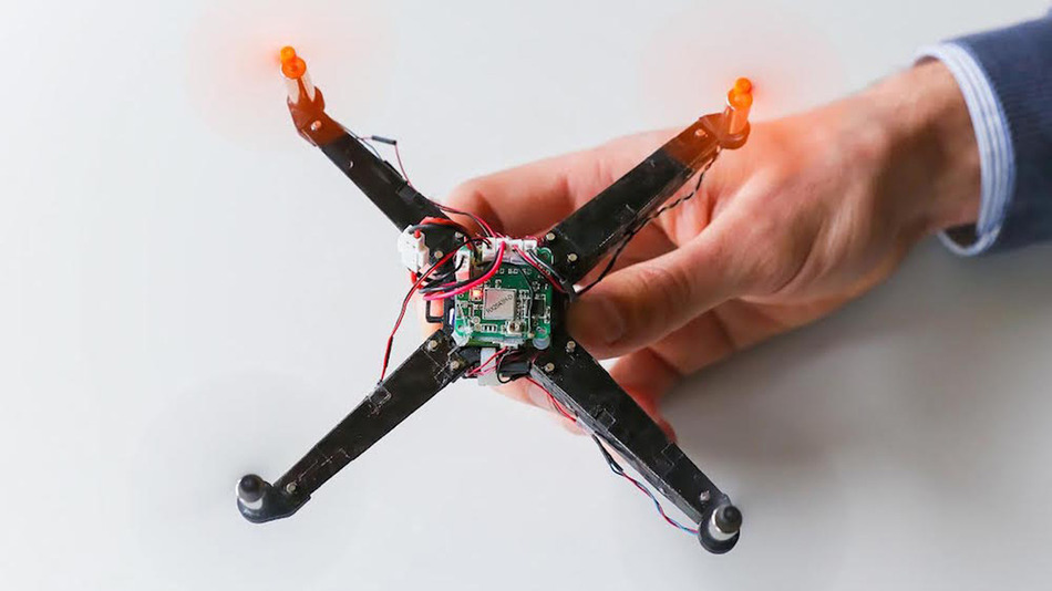 This compact drone can be folded up like origami