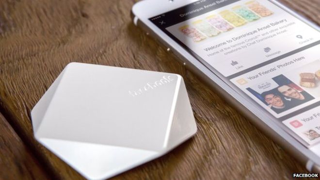 Facebook offers businesses free Place Tips beacon devices