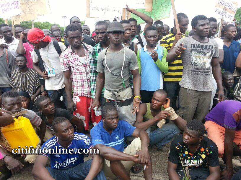 Agbogboloshie residents demonstrate over Saturday’s demolition