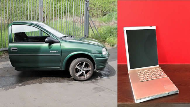 Bitter husband gives ex half of everything he owns – literally