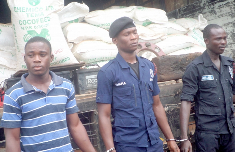 2 cops arrested for illegally transporting fertilizer