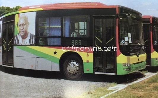 The branded buses