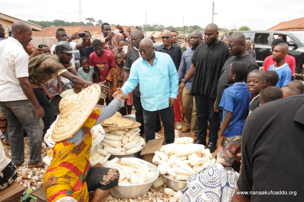 Akufo-Addo at Anloga in the Oforikrom constituency