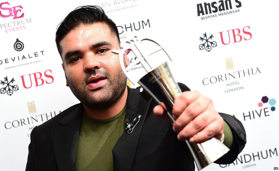 Naughty Boy won the outstanding achievement in music award at the 2016 British Asian Awards earlier this month. 