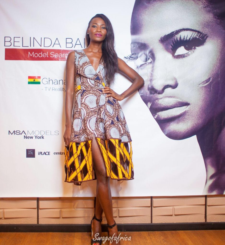 International Ghanaian model,  Belinda Baidoo. 